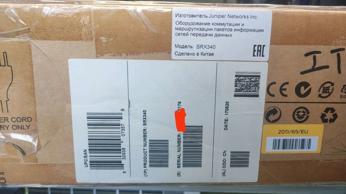 Stackable Juniper SRX340 Router SRX340-SYS-JB Juniper Products