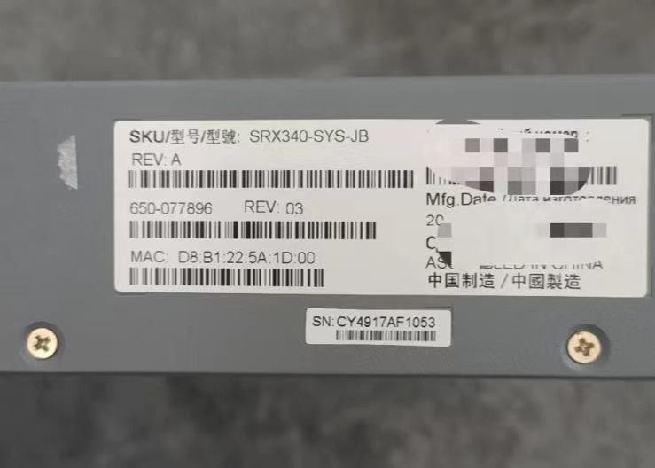 Stackable Juniper SRX340 Router SRX340-SYS-JB Juniper Products