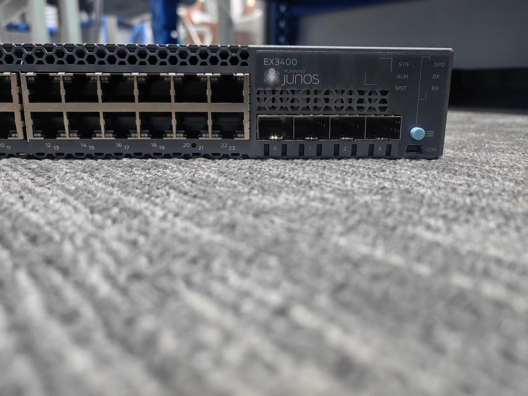 10/100/1000Mbps  Juniper EX3400-24T Services Gateway Full-Duplex Half-Duplex